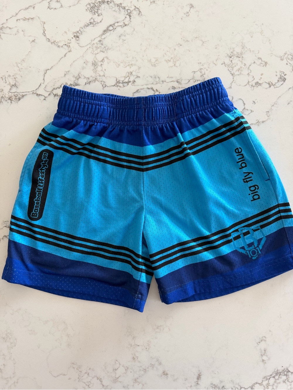 Baseball Lifestyle 101 Blue Crayon Shorts